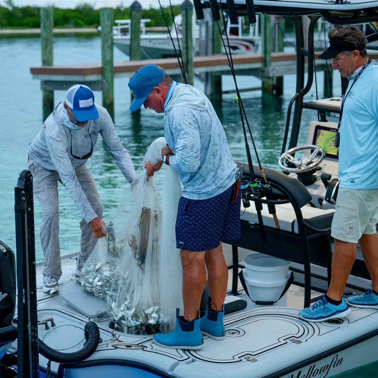 Standing on business.
Standing on @reflexmarinedecking 💯💪

When you fish hard in the real world, your deck takes a beating&mdash;blood, bait, sun, salt&hellip; repeat.

That&rsquo;s where Reflex Marine Decking separates itself!

Built for:
✔️ Grip 
