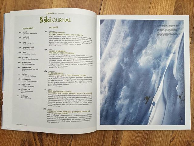 Thousand thanks to my man @pallylearmond  for scoring the opening page in @theskijournal, one of my favourite ski magazines
#theskijournal #ak