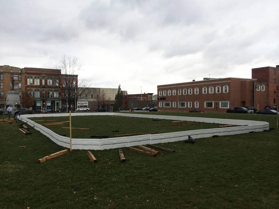 Ice Rink construction
