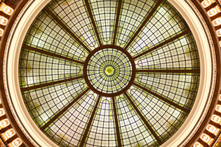 The ceiling of Heinen’s Fine Foods in downtown Cleveland. Credit Michael F. McElroy for The New York Times