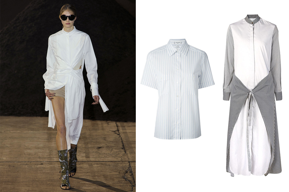 The t-shirt dress is a classic essential! Easy to throw on and style in a number of different ways. This is a piece you'll be wearing all year long. For warmer days, pair with cute booties and a belt; In the fall toss on a cool pair of tailored pants for more of a dramatic look. 