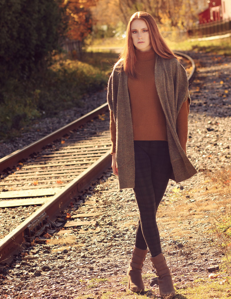 Vest: Banana Republic, Sweater: Loft, Pants: Sanctuary, Shoes: Ecco