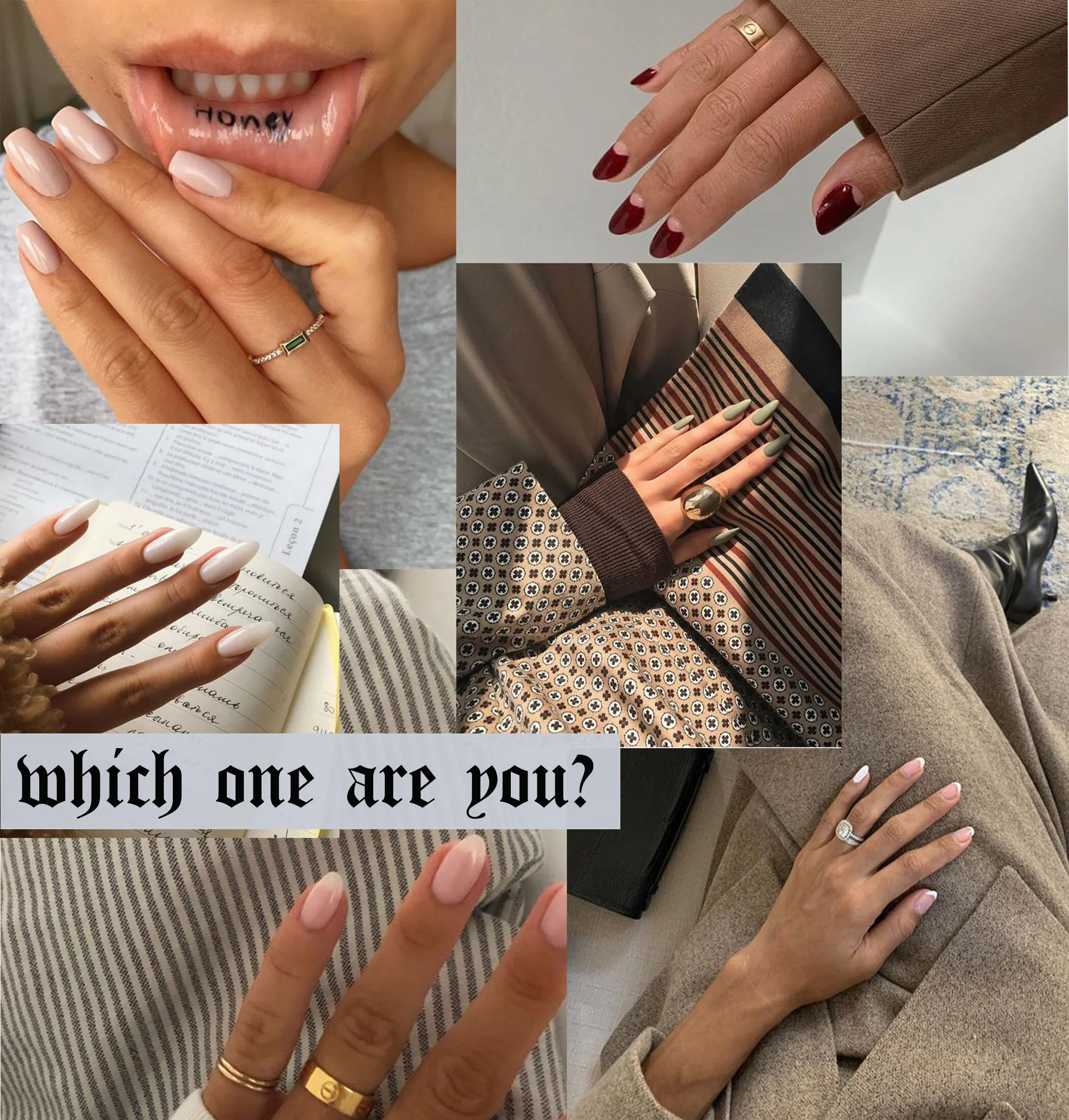 What Your Nail Shape Says About You 