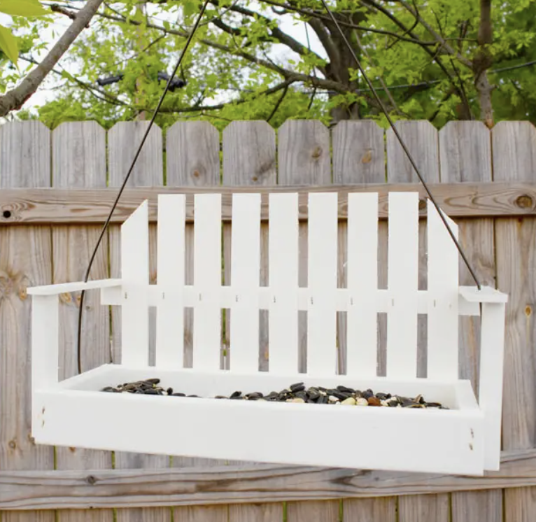 Plastic Swing Bird Feeder