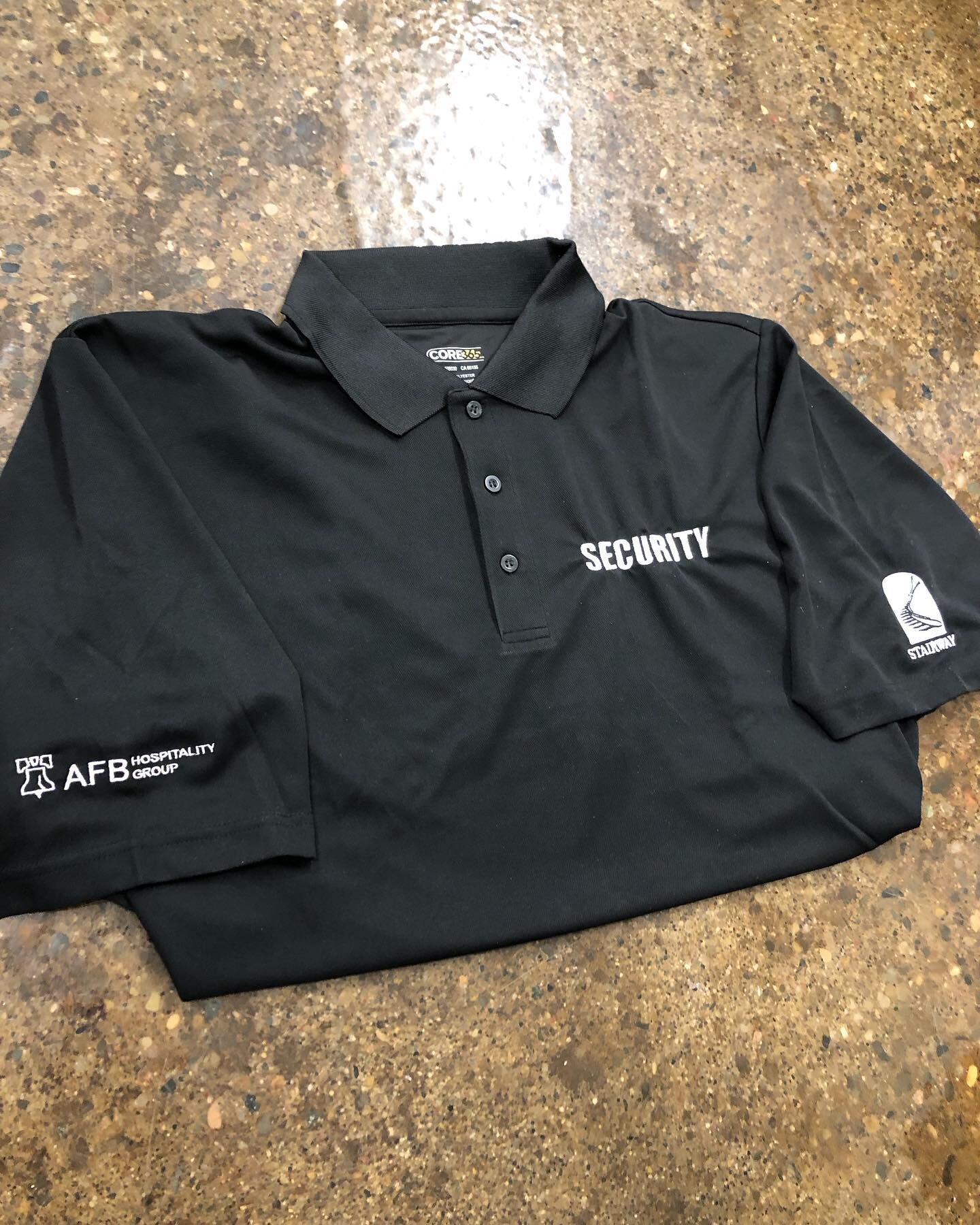 Lockdown your building with some custom security polos!