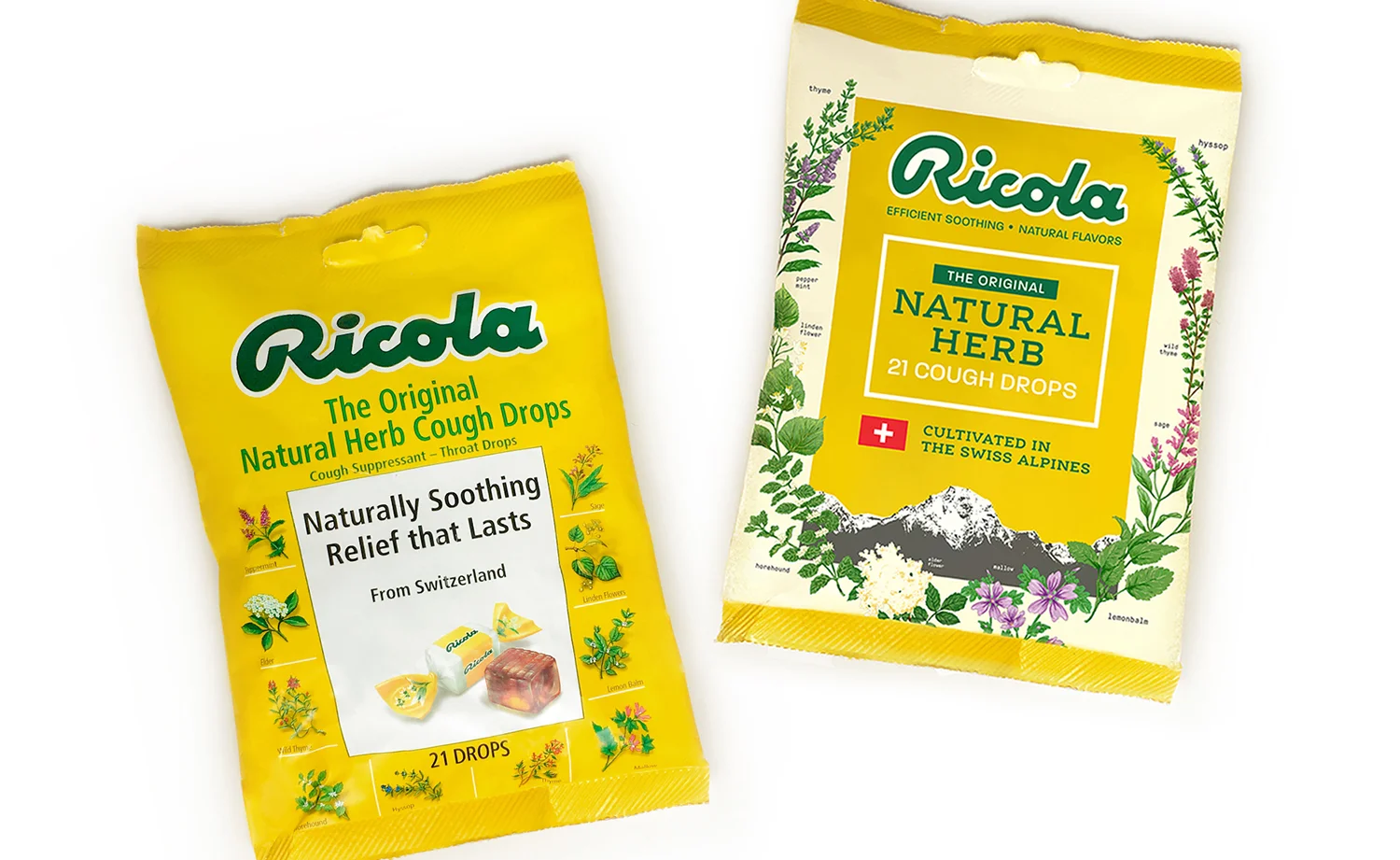 Turquoise Riccola Ricola Redesign — Tomoka Murakami Works