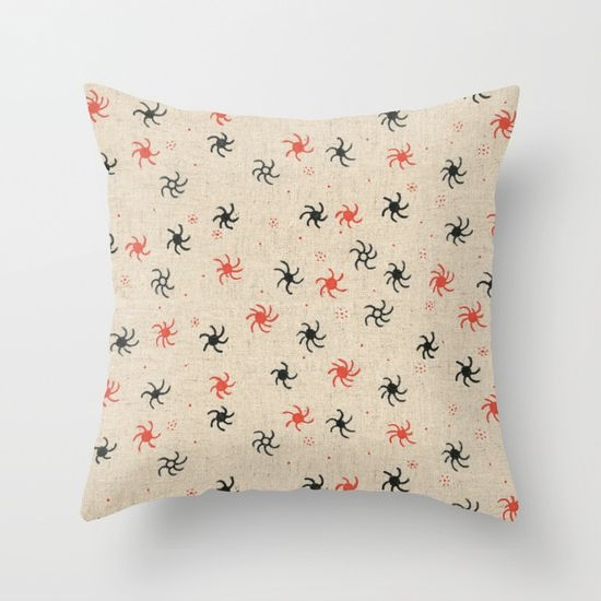 pinwheel throw pillow