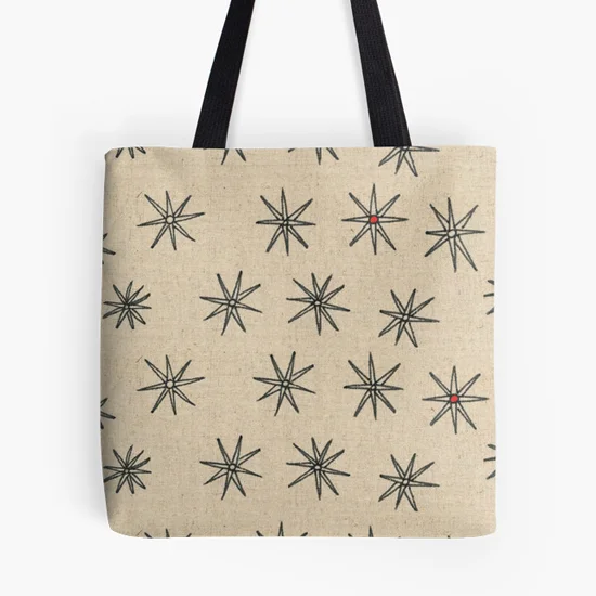 red dot tote bag