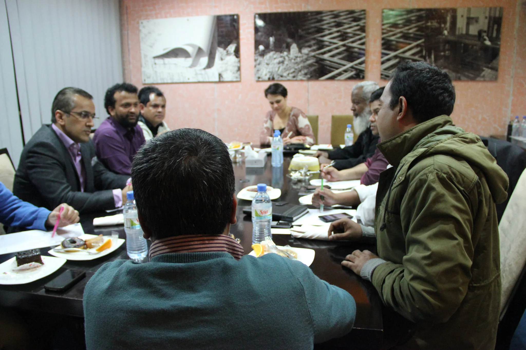 Focus group of owners of large and small factories, Dhaka, February 2014.