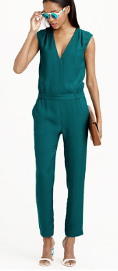 It was fresh off the delivery when I tried it on in the blue colour way (comes in green, black and blue) and I was very taken with it. £148. The fabric is lightweight crepe and hangs beautifully, and could easily be very casual with a denim jacket and flip flops and then be transformed into evening wear with heels and clutch. Word of warning the black is seriously the darkest black I have ever seen! I may still be tempted, despite it not being so flattering on me!