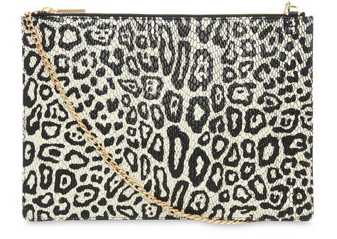 Leopard Snake Rivington Clutch now £68