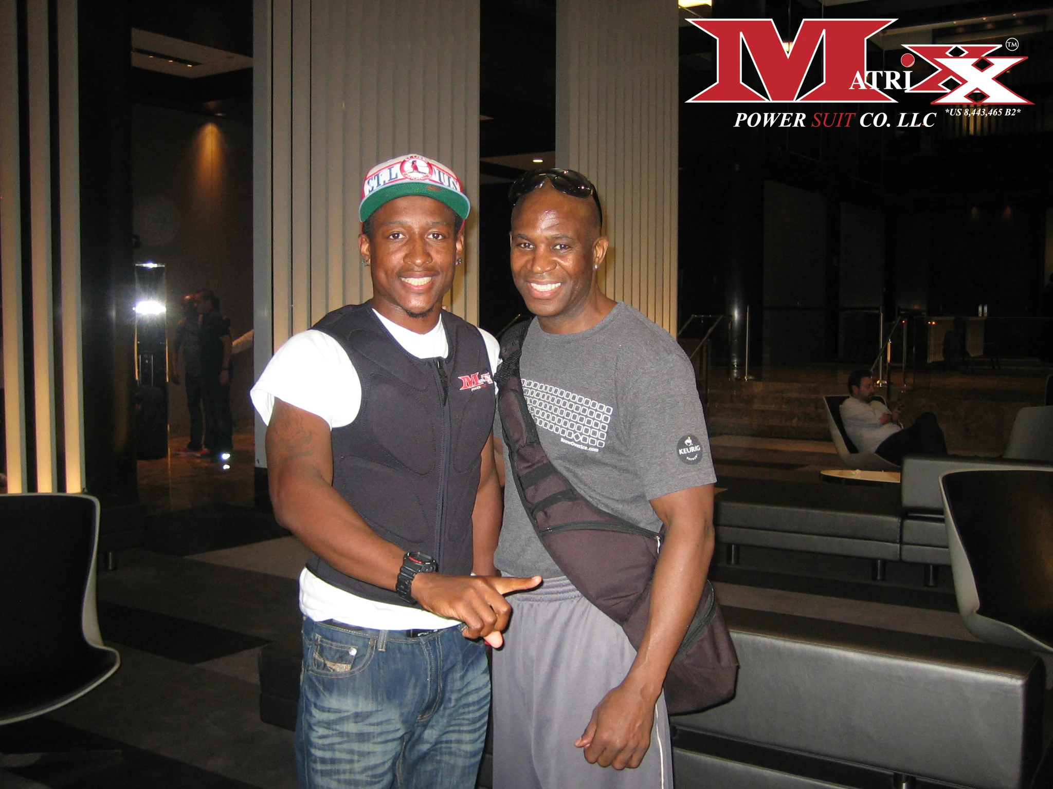 Calvin w Olympic Runner Mike Rogers 2012