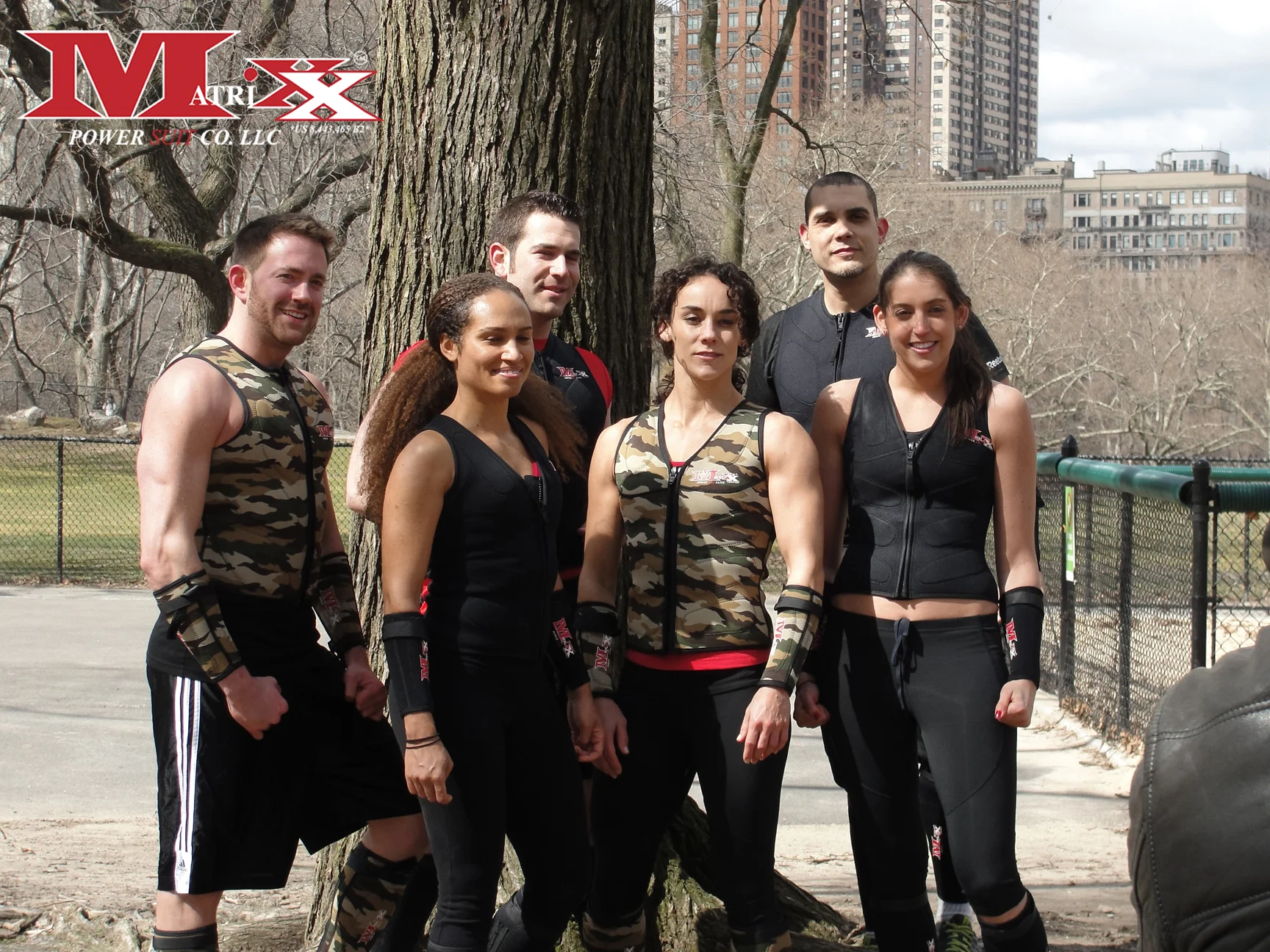 Calvin w Crossfit Athlete Megan Maye for Matrixx Boot Camp in Central Park 2013