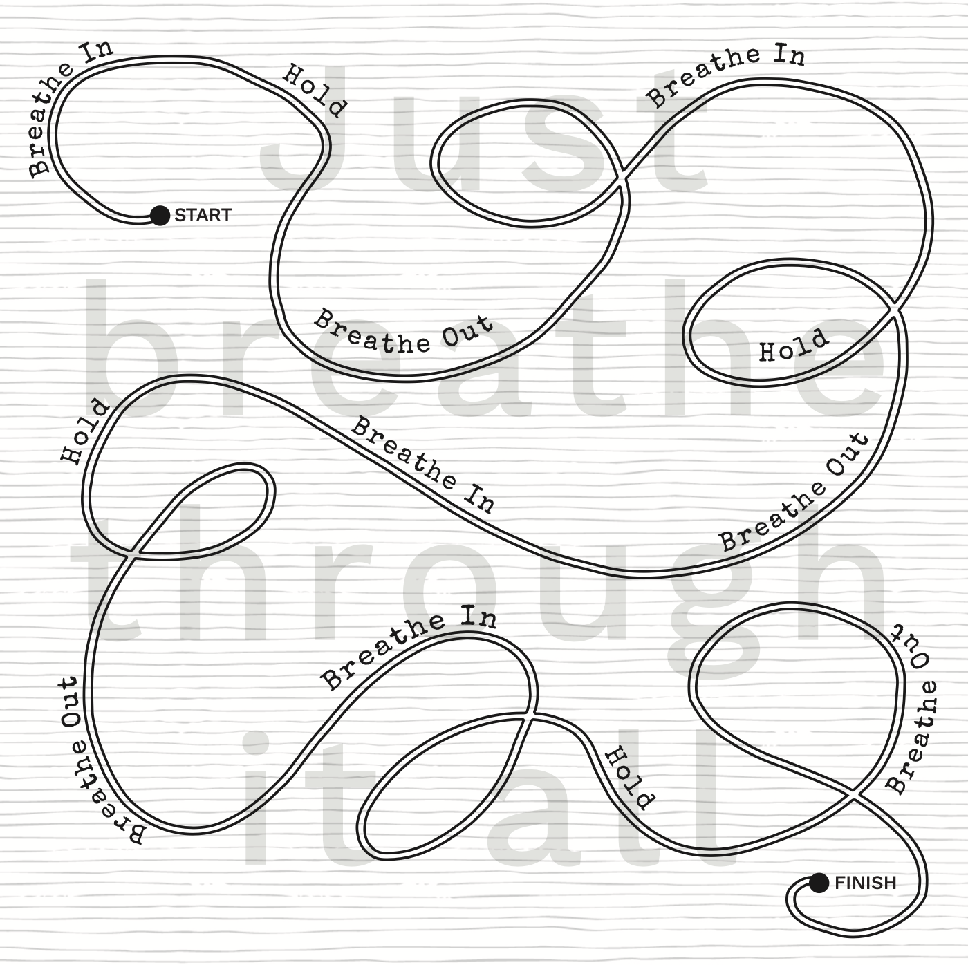 project rooted meditation graphic design