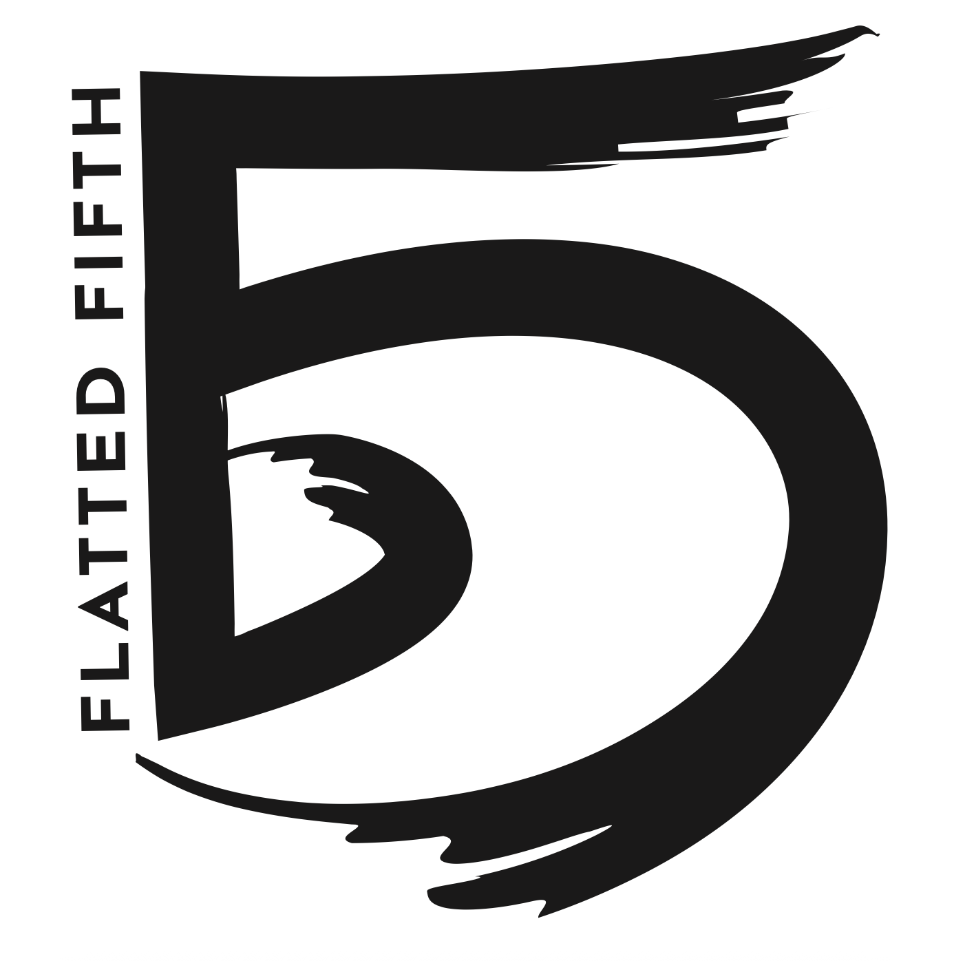 flatted fifth blues and bbq logo