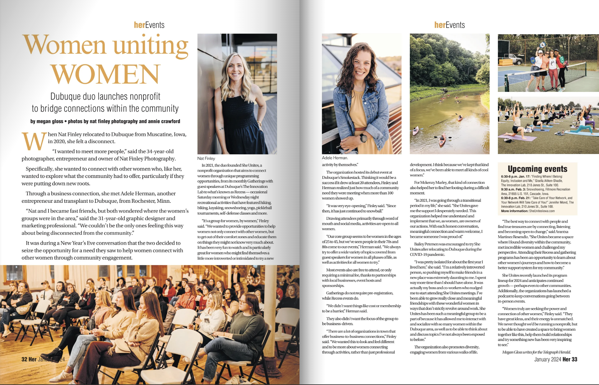she unites adele herman photographer dubuque her magazine
