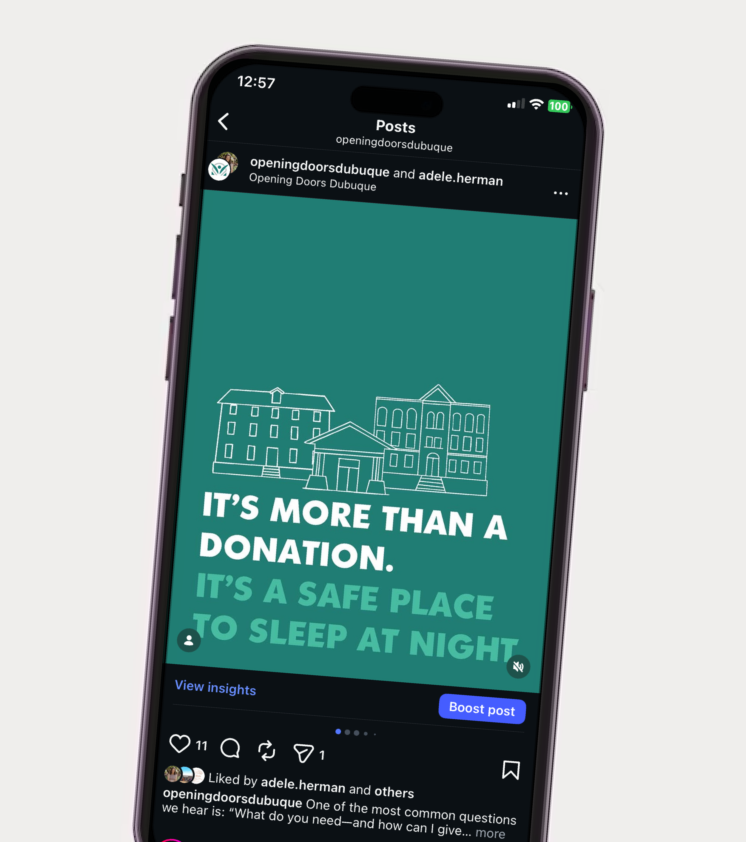 social media design nonprofit dubuque iowa
