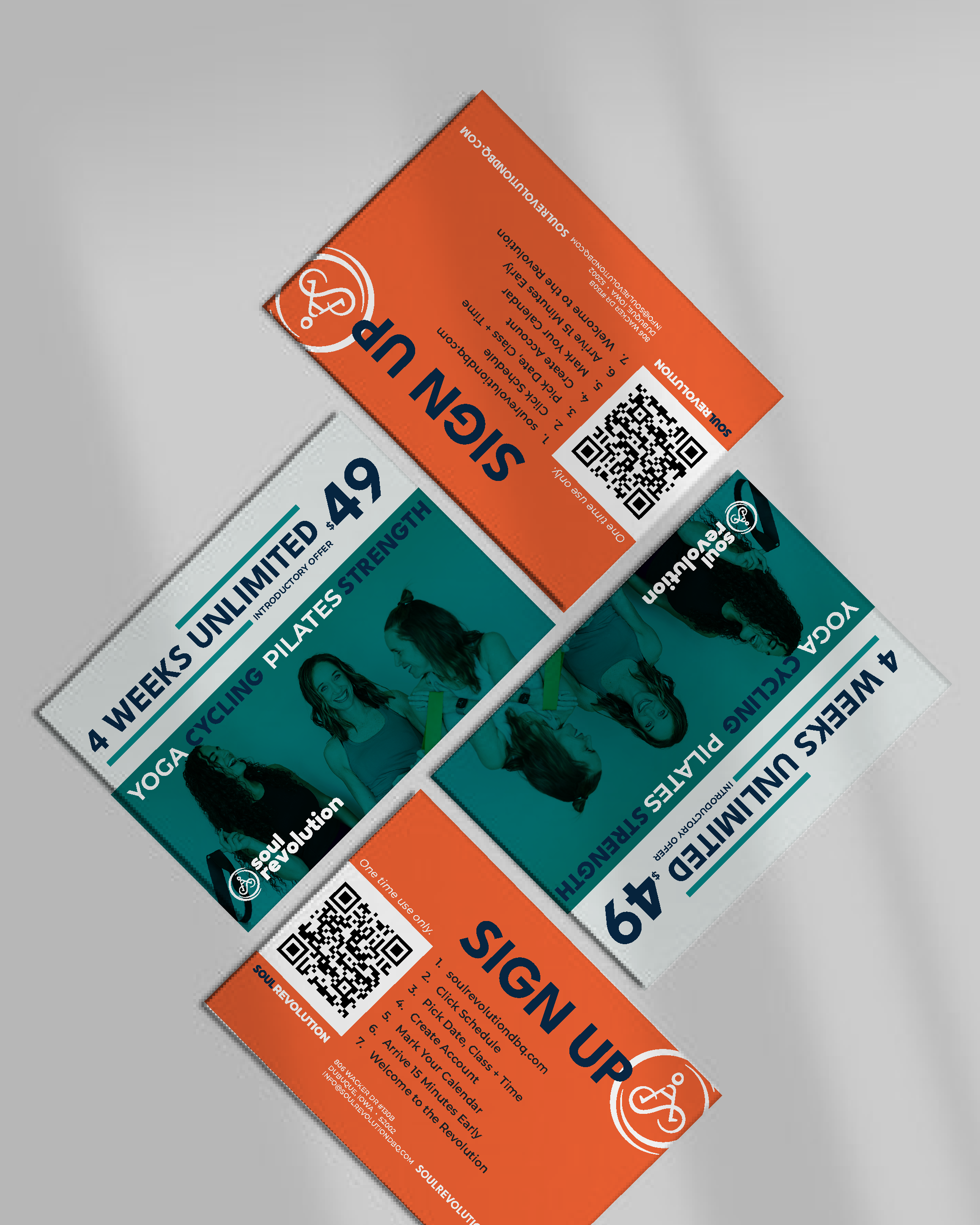 Soul revolution dubuque iowa graphic design branding logo adele herman