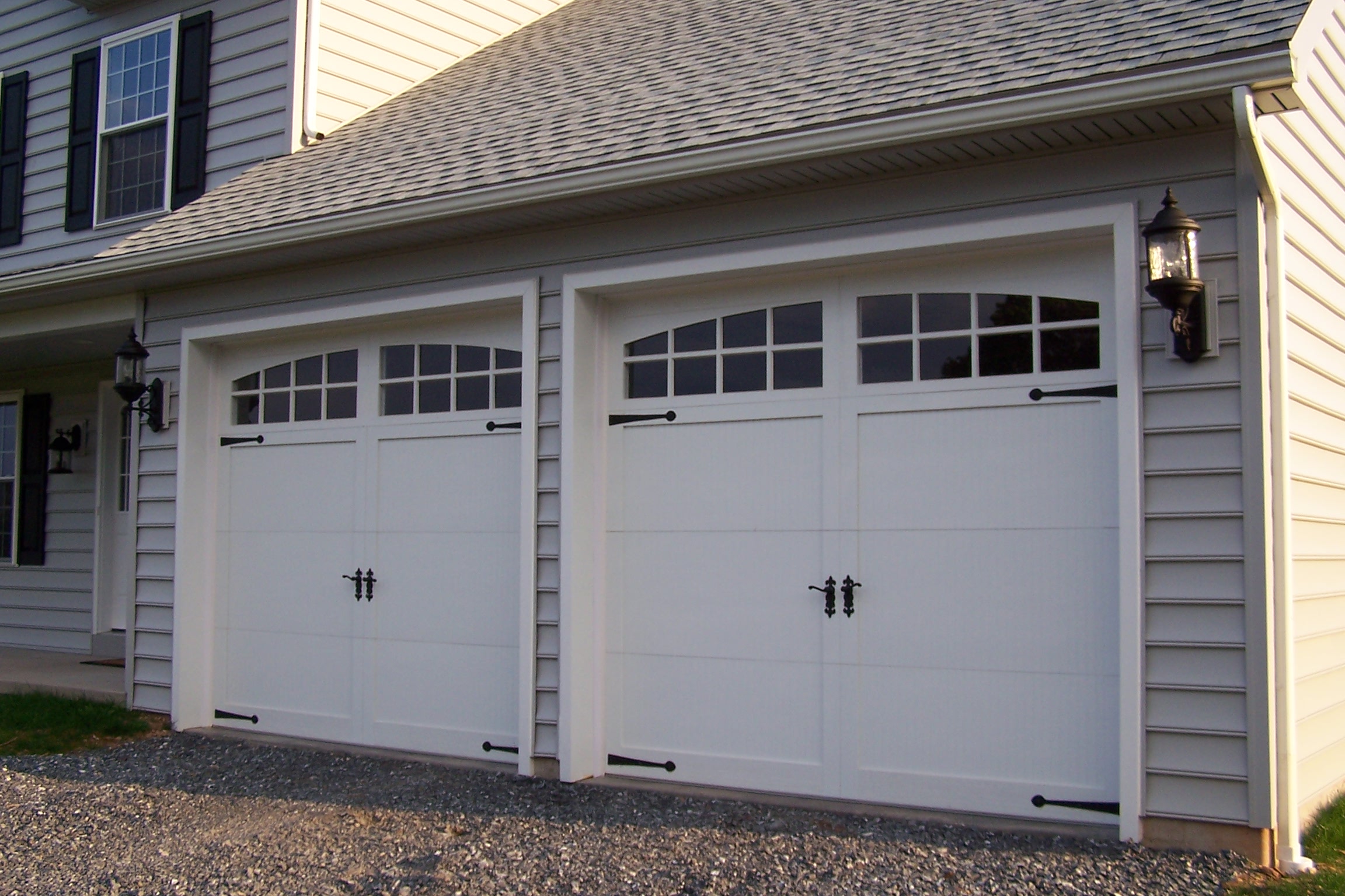 Definitely increases the curb appeal of this builders colonial.