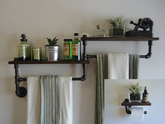 Industrial look either DIY or Etsy!