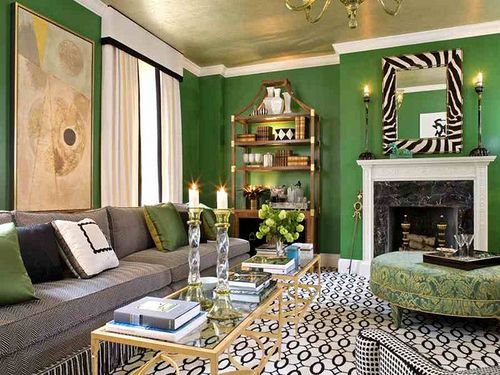 Ben Moore's Bunker Hill Green fits in well in a Boston Brownstone, a Palm Beach Cabana or a Malibu bunk room! 