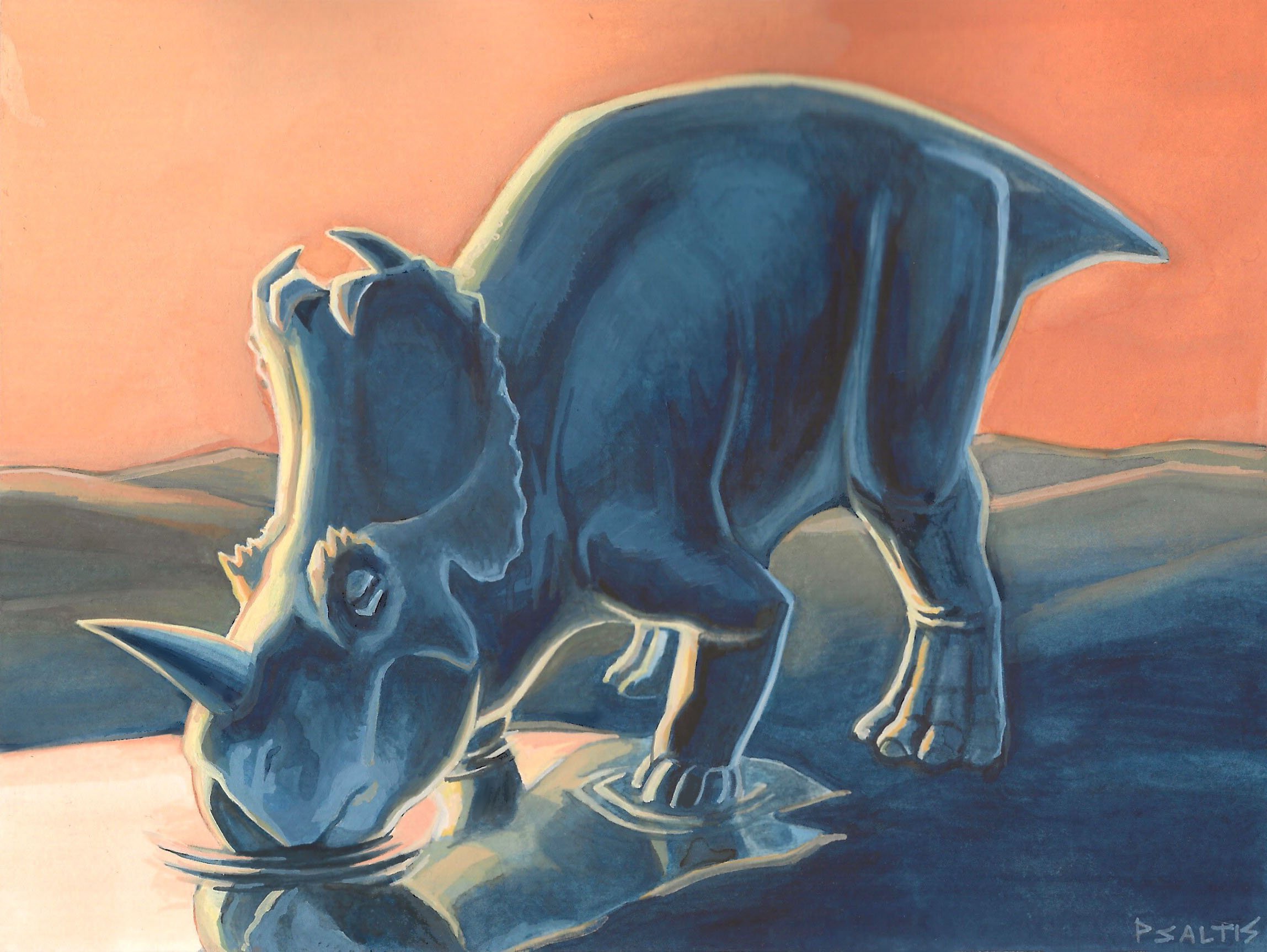 Centrosaurus Sunset