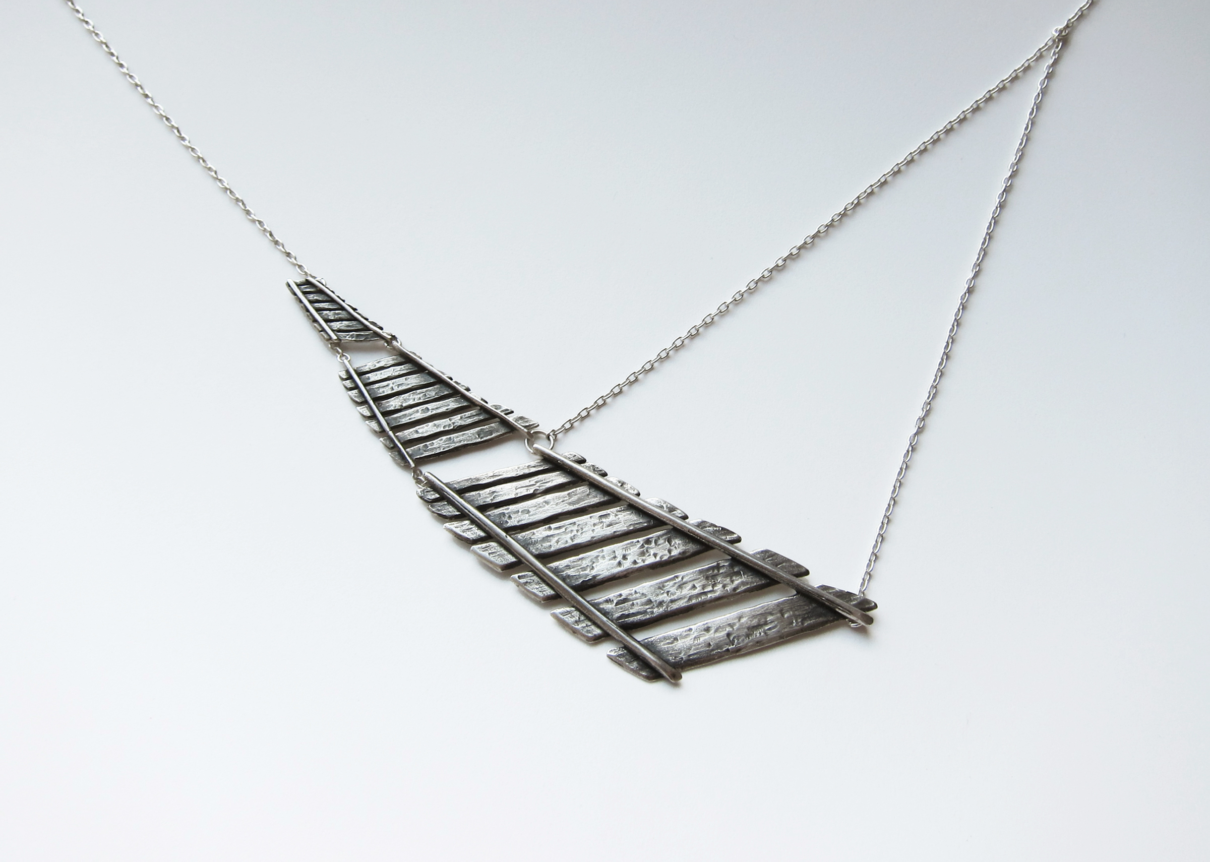 Railroad necklace