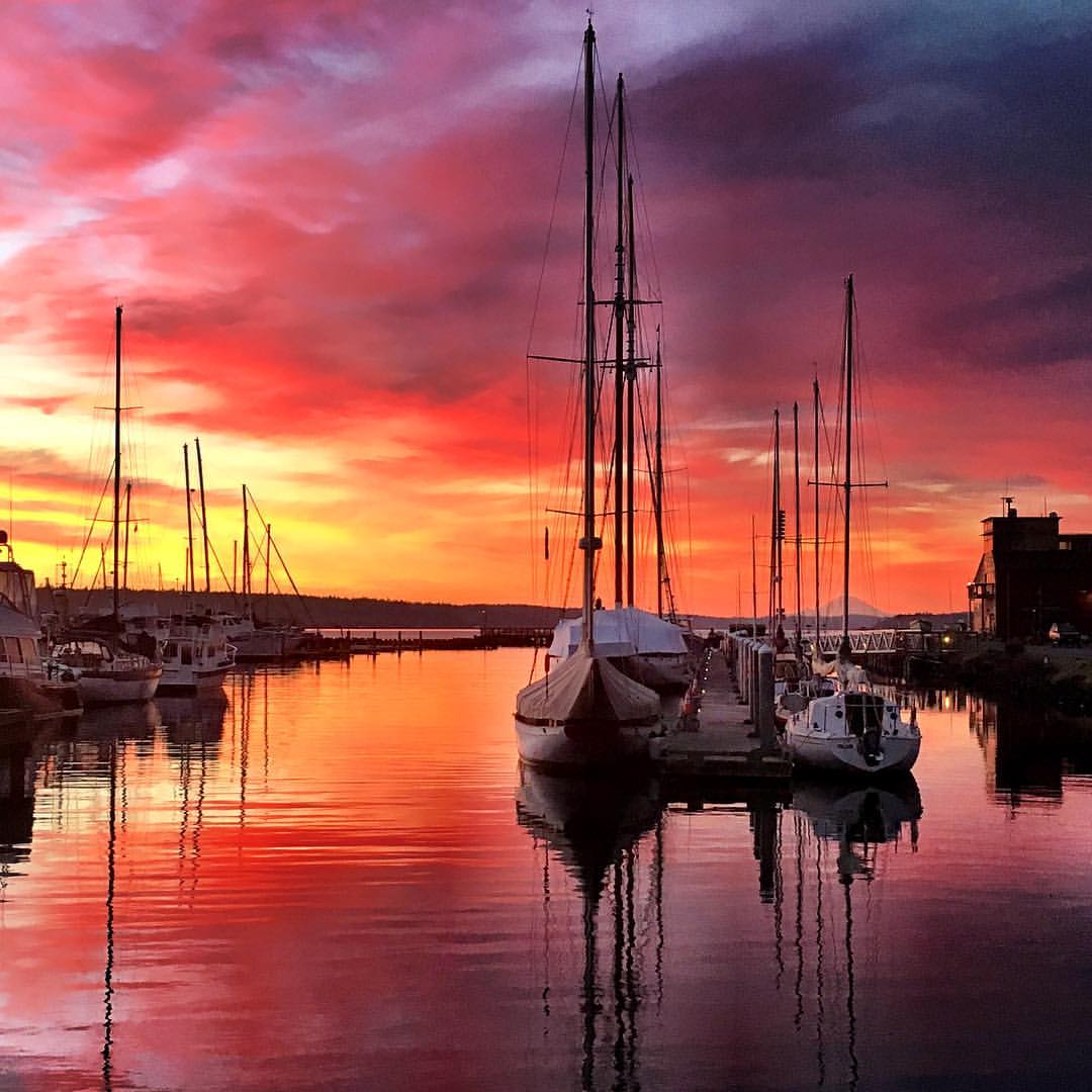 Port Townsend Sunrise, Spring © Julie Christine Johnson 2017