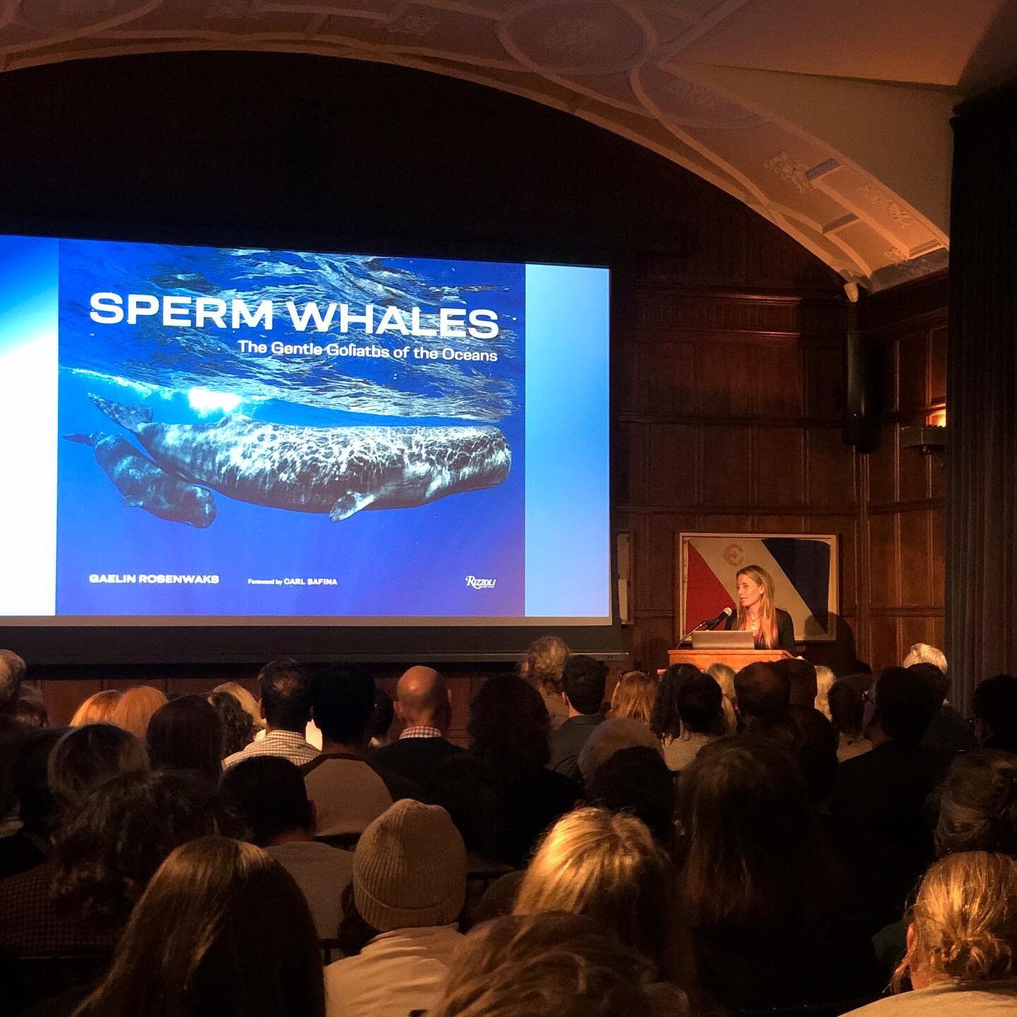 Incredible night of sharing ocean stories to a sold out crowd @the_explorers_club last night! Thank you to my good friend and badass explorer @justin_fornal for the awesome introduction. There is nothing I love more than sharing my work and experienc