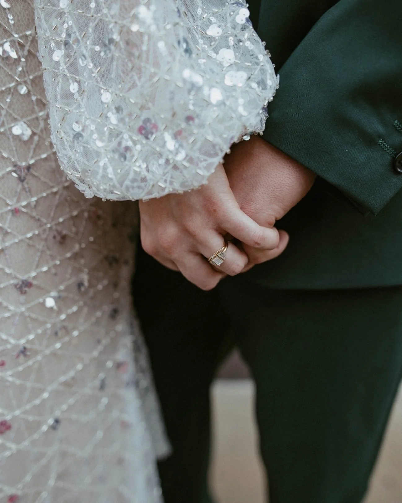 Rachel and Caleb&rsquo;s wedding weekend extravaganza details were incredible and this is just a taste. Scroll through posts from her amazing sister for the full experience @clairekeathleyphotoweddings ✨
*also loved creating this fun emerald cut and 