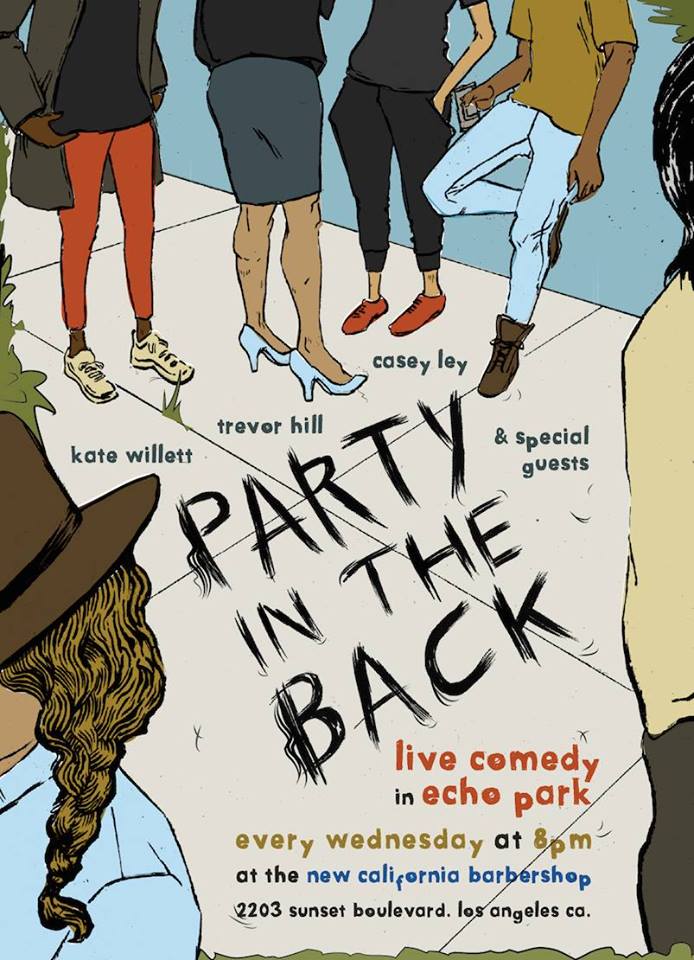 This week we're laughing through the tears as we say goodbye to a true Los Angeles treasure, Eric Dadourian , and, wouldn't you know it, the rest of the lineup is also CRAZY STACKED oh boy it's gonna be a great ass time y'all, featuring: ERIC DADOURIAN! CHRISTINA CATHERINE MARTINEZ! DAVE WAITE! VINCE CALDERA! Plus the great beauties of our time Casey Ley, Kate Willett, and Trevor Hill holding it down and hosting it up. Party starts at 8, comedy starts at 8:30 on the luminous back patio of The New California Barbershop in Echo Park!