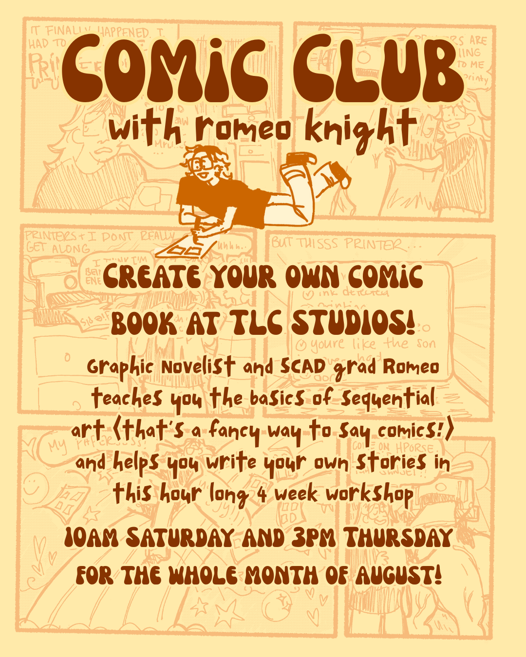 Comic Book Making Club with Romeo Knight