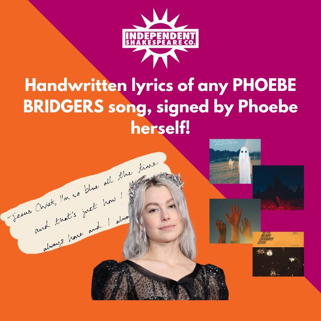 JUST ADDED: bid on HANDWRITTEN lyrics to the Phoebe Bridgers song of your choice! The Grammy-award winning artist will handwrite and sign the lyrics herself!

Now&rsquo;s your chance to own a truly unique and deeply personal piece of memorabilia, cre