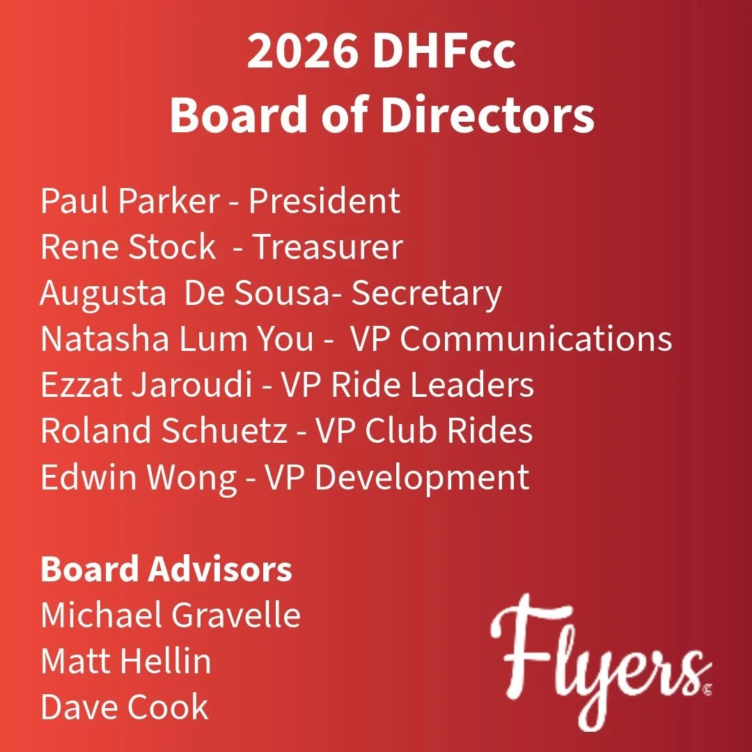 2026 will be the 19th year that the club has been around.  We want to thank our sponsors, who help put jerseys on our backs, fund our charitable activities, and along with your membership fees, help cover the costs of running the club (social events,