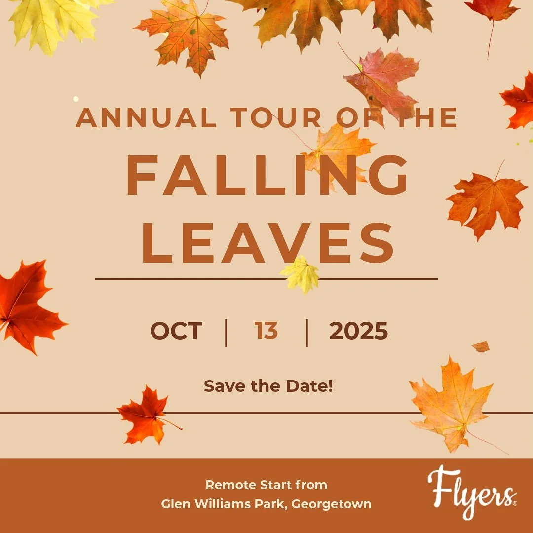 SAVE THE DATE! 

As we finalize details for the annual Tour of the Falling Leaves ride this Thanksgiving, we&rsquo;re looking for a support driver to help make the day run smoothly.

The support driver will:

🚗 Follow the route with riders

🥤 Carry