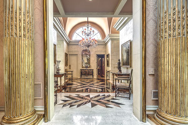 Foyer from living room