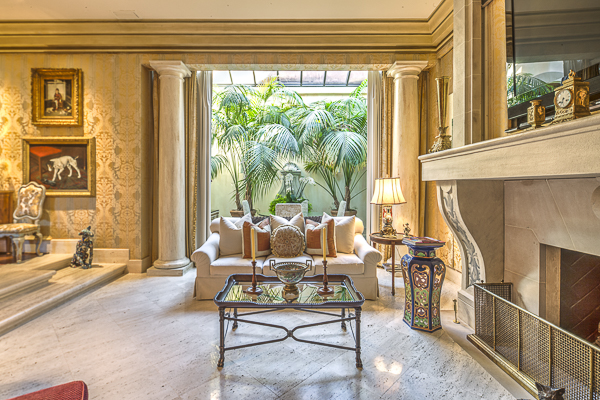 Master sitting room to garden room
