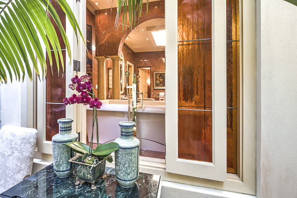 Garden room to master bath