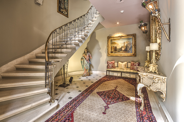 Foyer on the lowest level