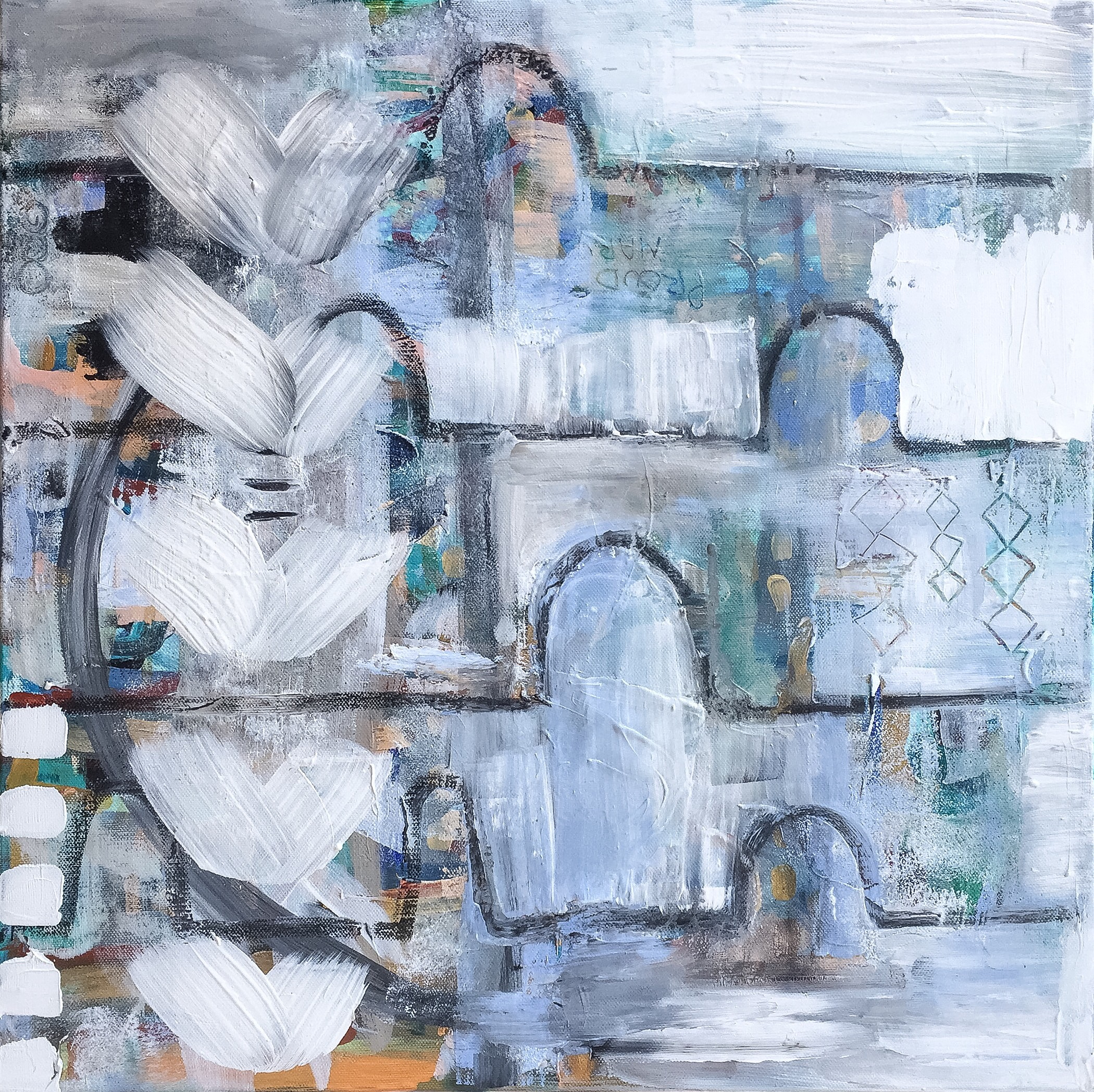 "Proud Mary" by Blayne Macauley - Mixed Media on canvas - $300