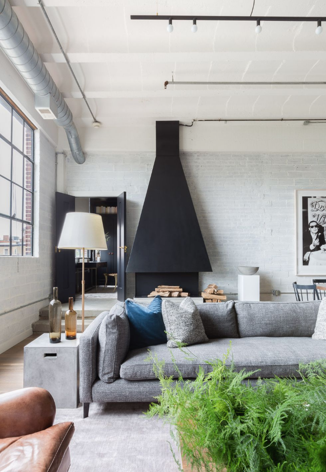 c/o Elle Decor - Photo by Alyssa Rosenheck&nbsp;- sofa by Montauk