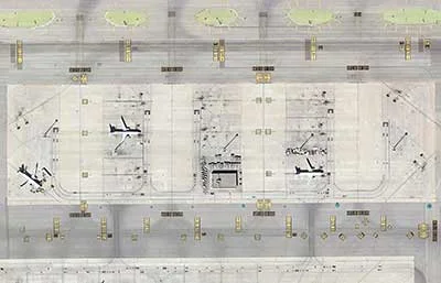 2017 Postcard featuring El Prat de Llobregat Airport, Barcelona