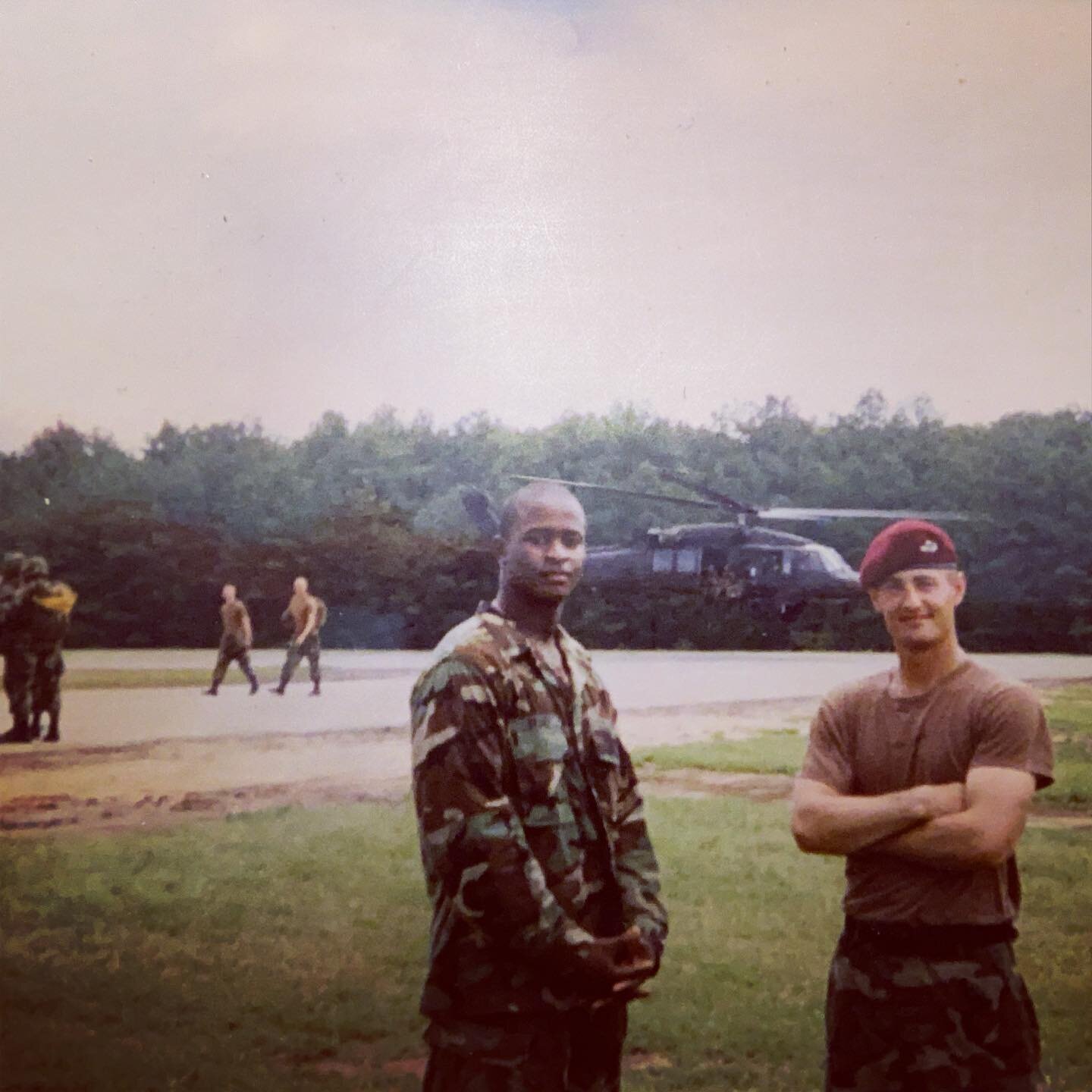 Circa 2003. Me and my friend Joel from Jamaica about to jump out of a Blackhawk. Serving in the Army was one of the best decisions I&rsquo;ve ever made. I learned discipline, leadership and how to clean with exceptional attention to detail.

Thank yo