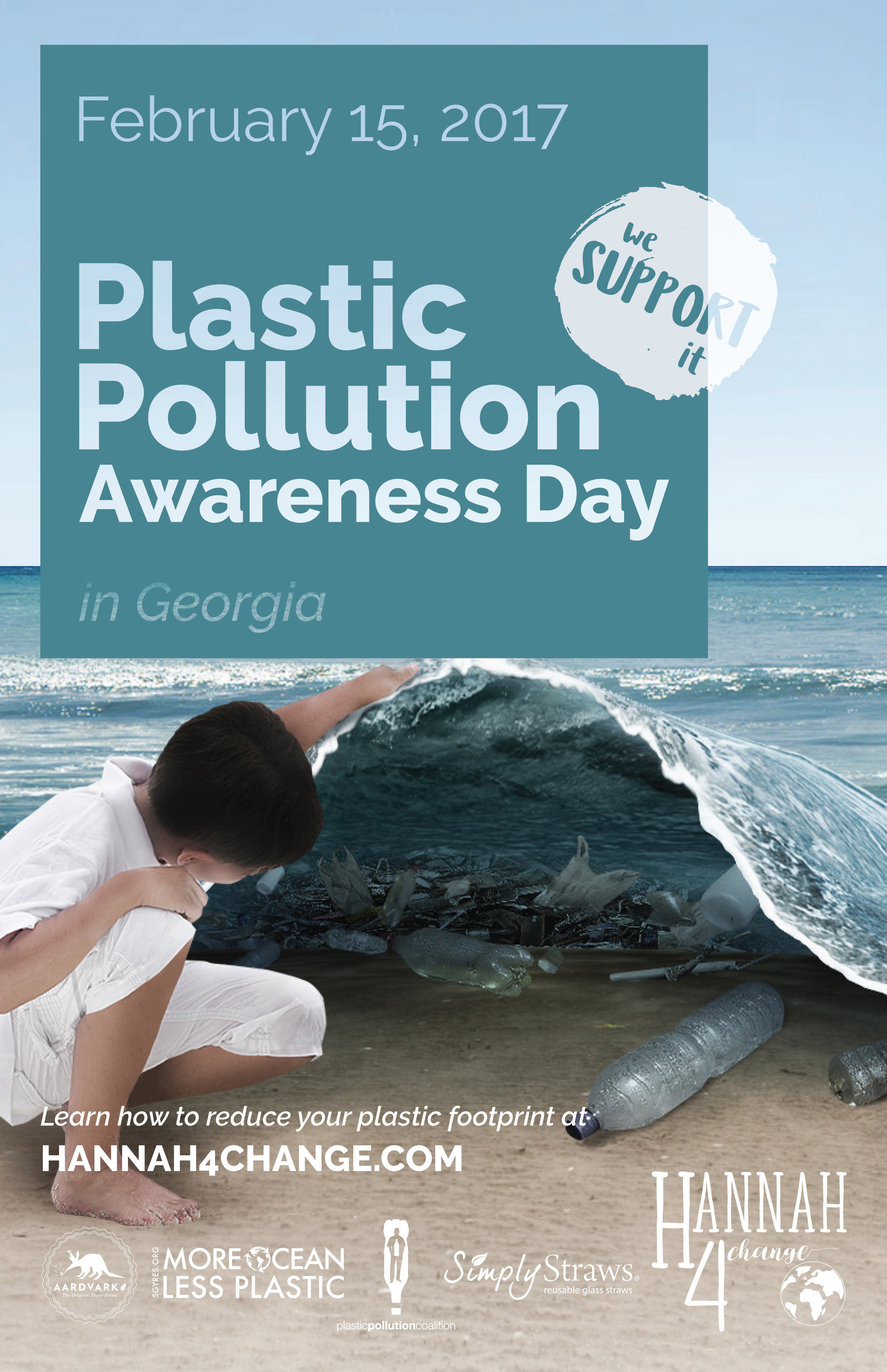 Click on the above flyer to check out the event description on Hannah's website. Also, Earth Guardians will be partnering and incorporating this day of awareness into our Protect Our Future campaign and will be calling all EGs to take action around Plastic Pollution in their communities! So if you are involved in Protect Our Future and care about how plastic is effecting our environments consider organizing an event or action on Feb 15th 2017! (If you want to learn more about Protect our Future, email Aidan aidan@earthguardians.org)