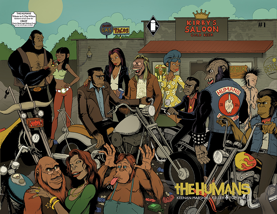 C.B.LD.F. Variant cover is a tribute to the great S. Clay Wilson