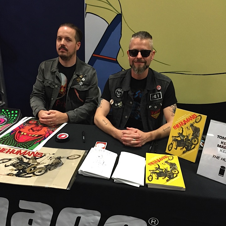 We were two well behaved dudes at our IMAGE signing...