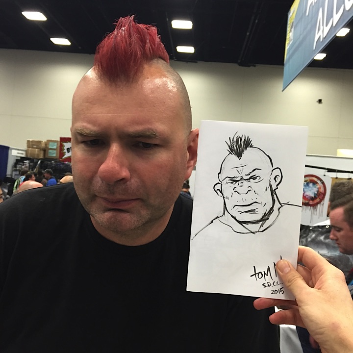 Tom did a few Ape-portraits...