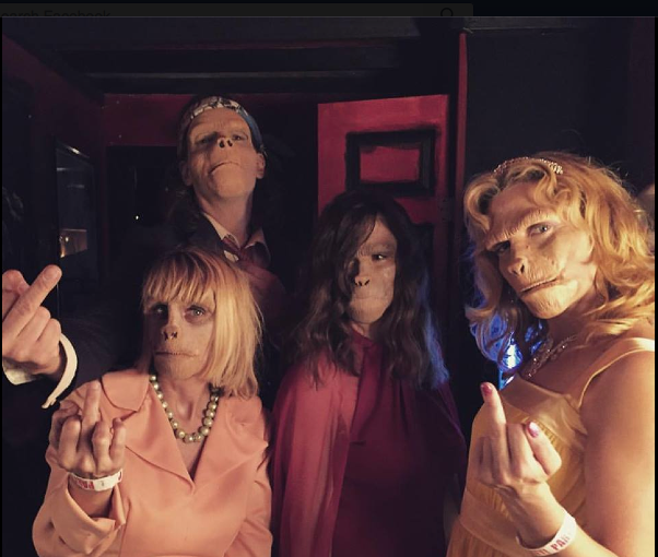 Quintron, Miss P, Lizz and MIss Mass Destruction giving the HUMANS salute!!!! THANK YOU!