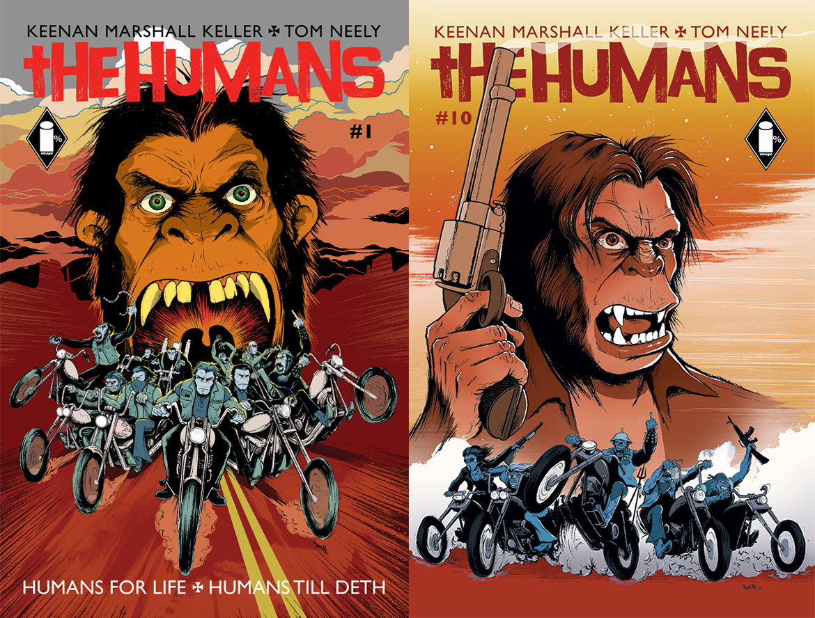 Issues 1 - 10 out now!! Ask yer shop to order these fuckers from Diamond!!!