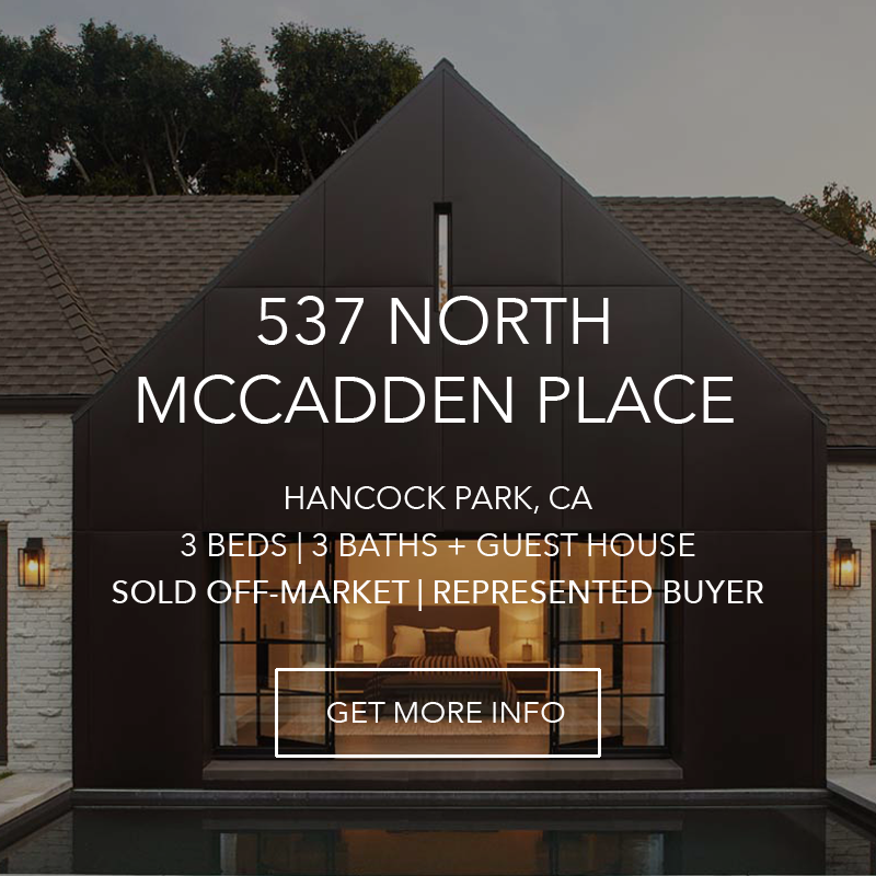 537 N. McCadden Place | Hancock Park